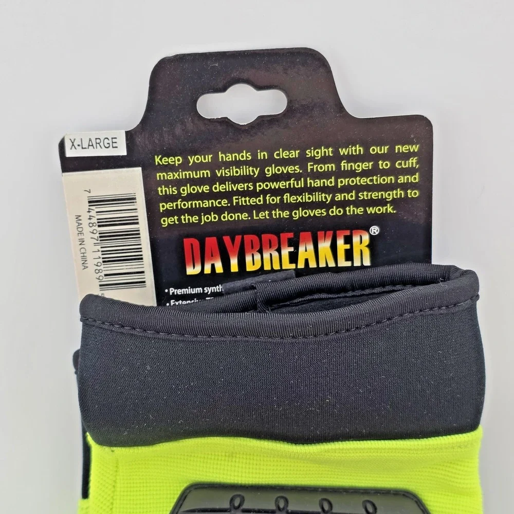 Striker V Day Breaker XL Gloves Work Gloves Textured Palm
